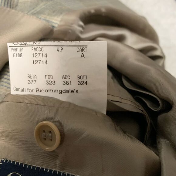 Canali Gray Plaid Sport Coat - Picture 5 of 9